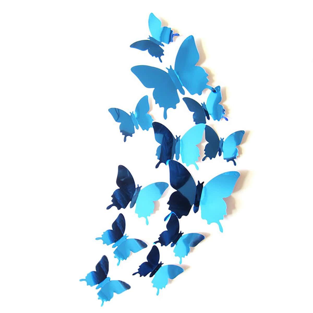 

12pcs 3D Butterfly Wall Sticker, Multicolor