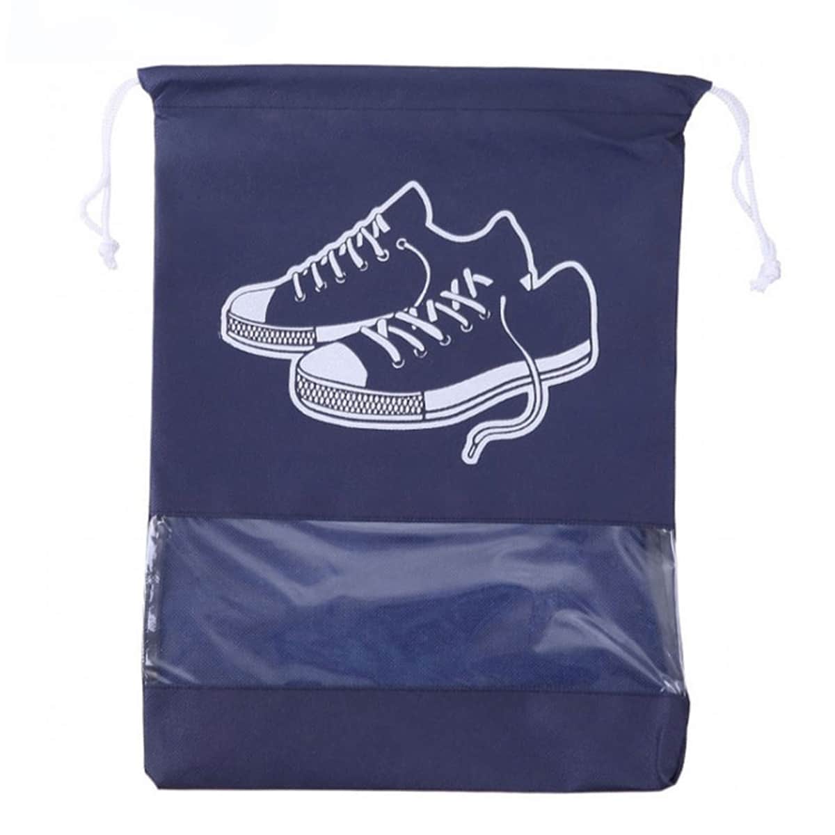 

5pcs Random Dustproof Shoe Storage Bag, Multicolor