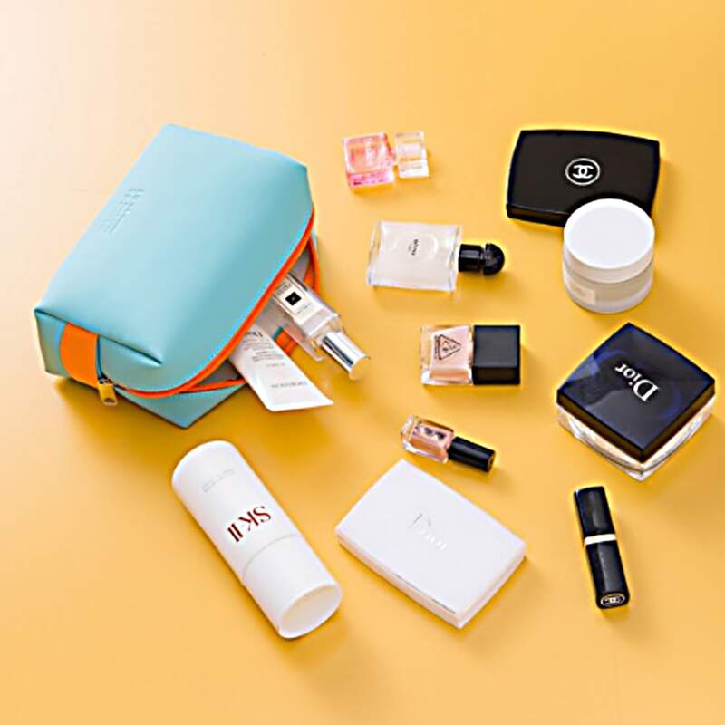 

1pc Portable Travel Wash Bag, Multicolor