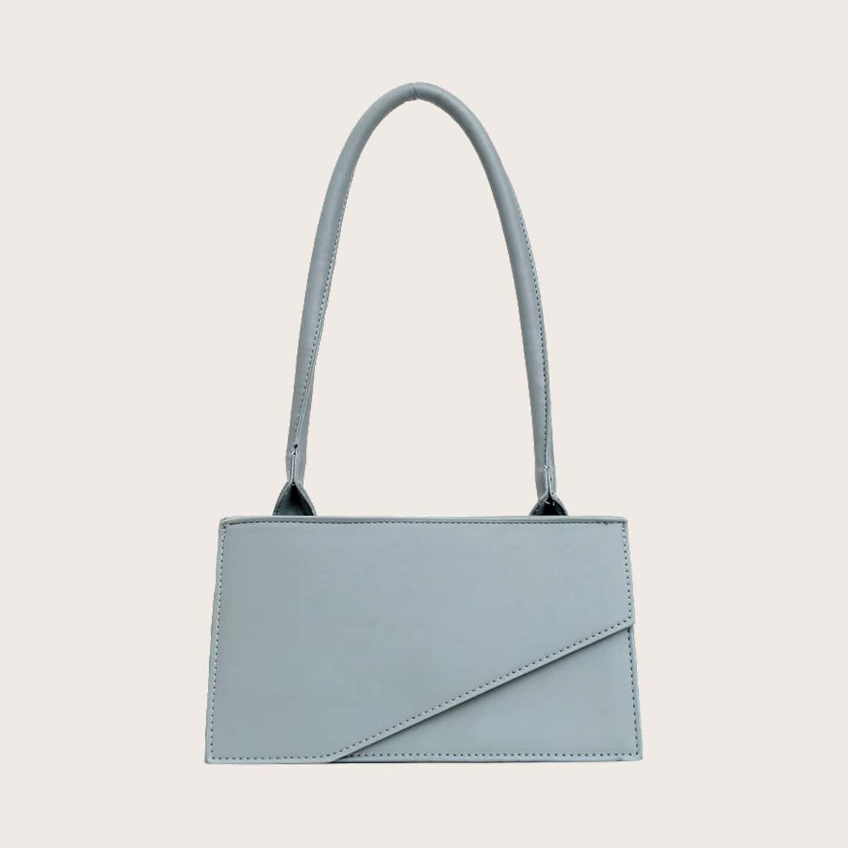 

Minimalist Shoulder Bag, Blue pastel dusty blue