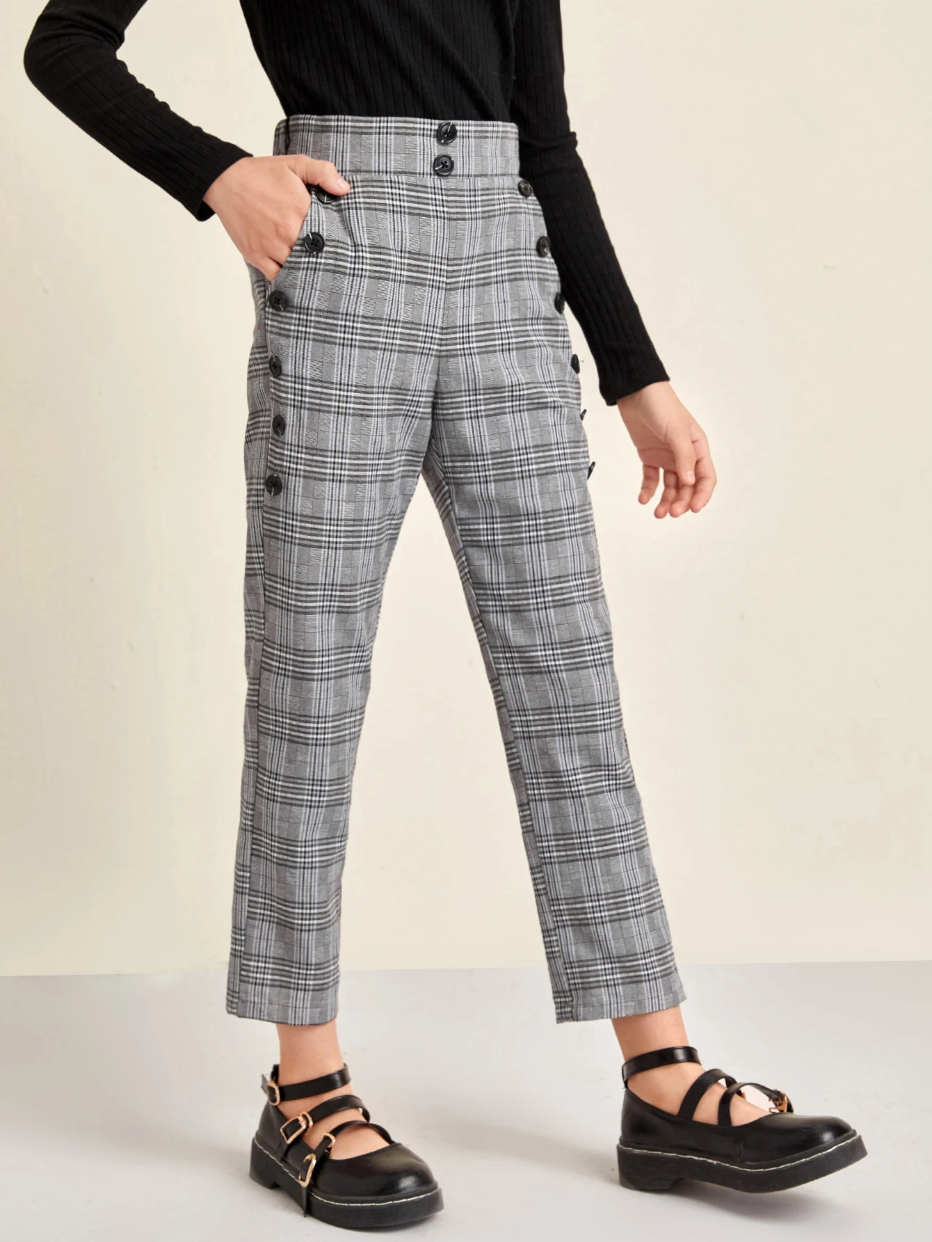 plaid pants for girls