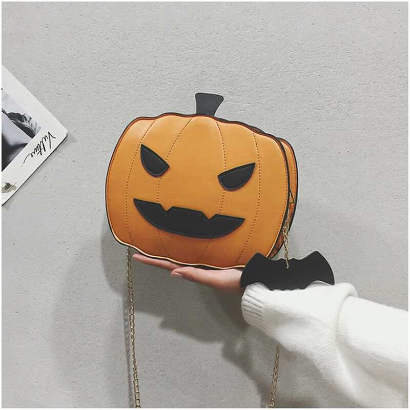

Halloween Pumpkin Crossbody Bag, Orange
