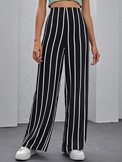 パンツ widestraight stripe slacks stripe slacks – YZ