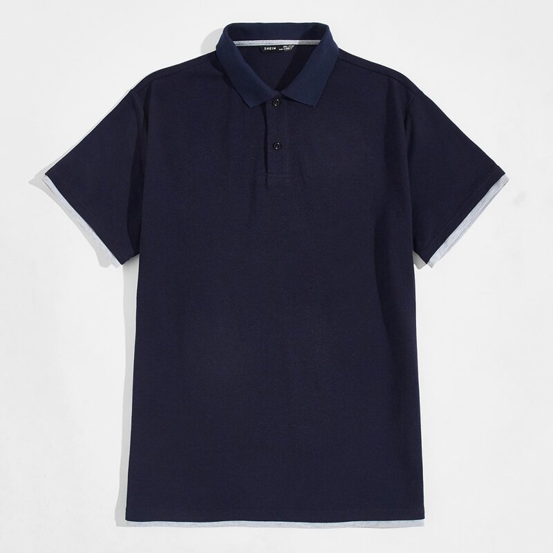 

Guys 2 In 1 Polo Shirt, Navy blue