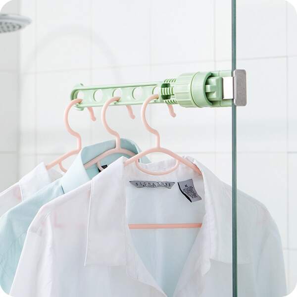 

1pc 5 Hole Drying Rack, Green