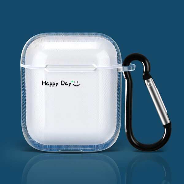 

Letter Graphic Clear Airpods Case