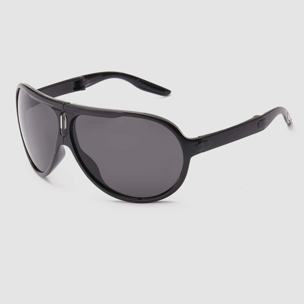 

Men Flat Top Sunglasses, Black