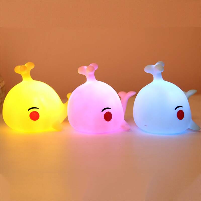 

1pc Random Cartoon Dolphin Night Light, Multicolor