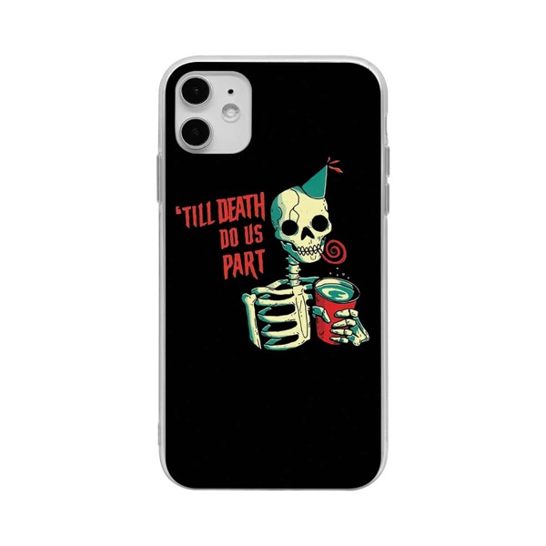 

Чехол для iPhone с узором черепа, Многоцветный