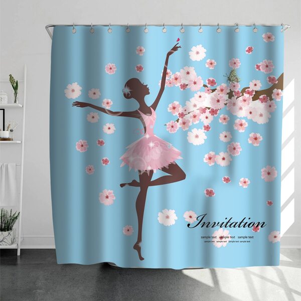 

Girl Print Shower Curtain, Multicolor