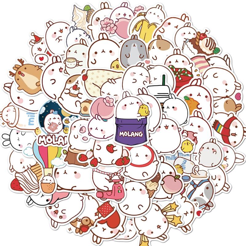 

50pcs Cartoon Sticker, Multicolor
