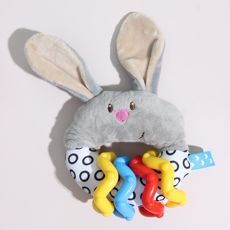 

1pc Rabbit Shaped Dog Chew Toy, Grey
