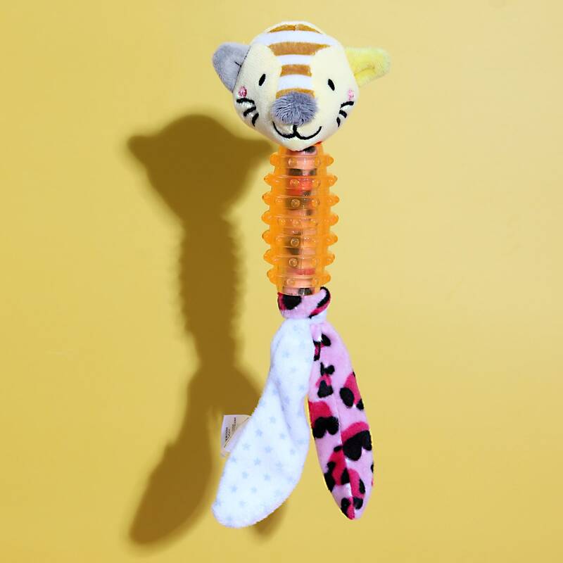 

1pc Cartoon Dog Sound Toy, Orange