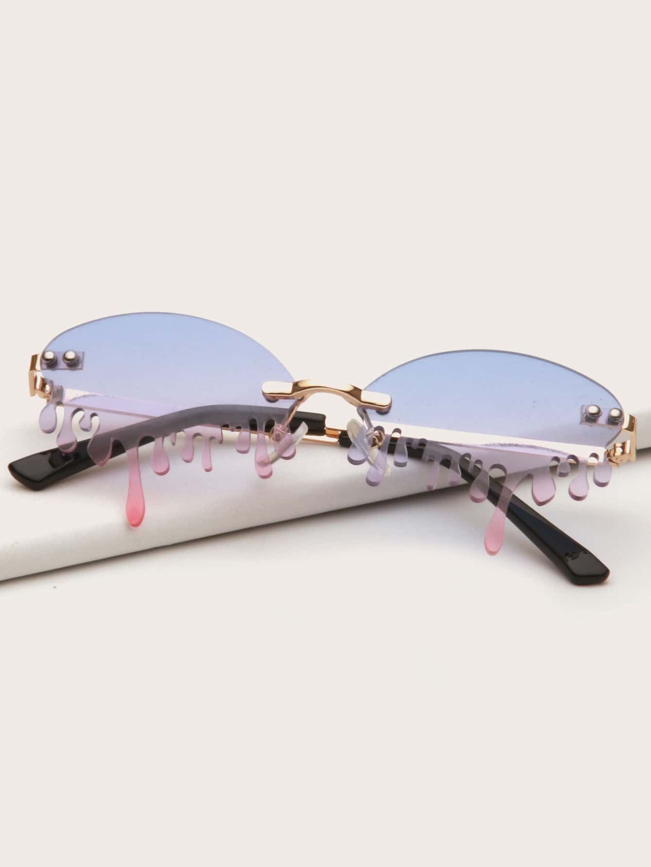 兒童新奇鏡片無框太陽眼鏡