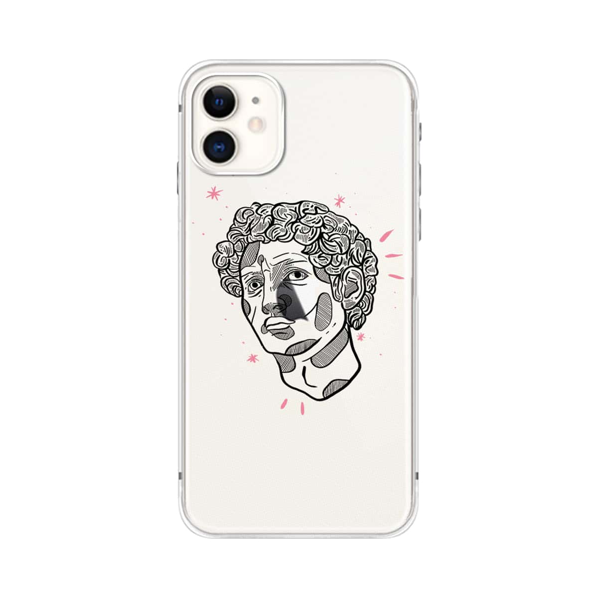 

Figure Graphic iPhone Case, Clear