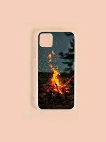 Funda compatible con iphone con patrón de fuego - Multicolor - Ver 4