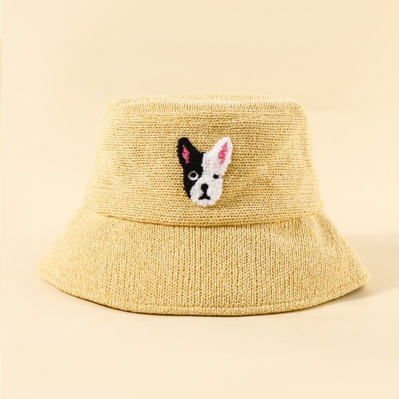 

Animal Knitted Bucket Hat, Yellow