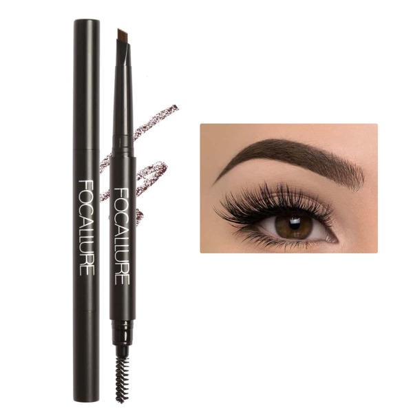 

Водостойкий карандаш для бровей 2 в 1 02, Dark brown