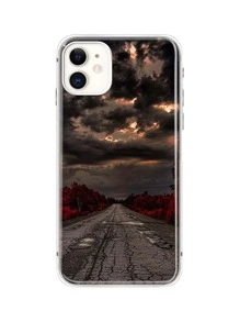 Funda compatible con iphone con estampado de paisaje - Multicolor - Ver 1