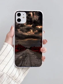 Funda compatible con iphone con estampado de paisaje - Multicolor - Ver 2