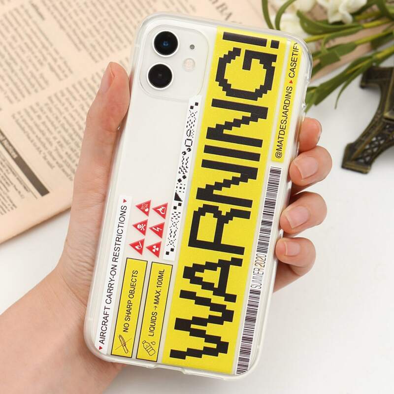 

Letter Graphic iPhone Case, Multicolor