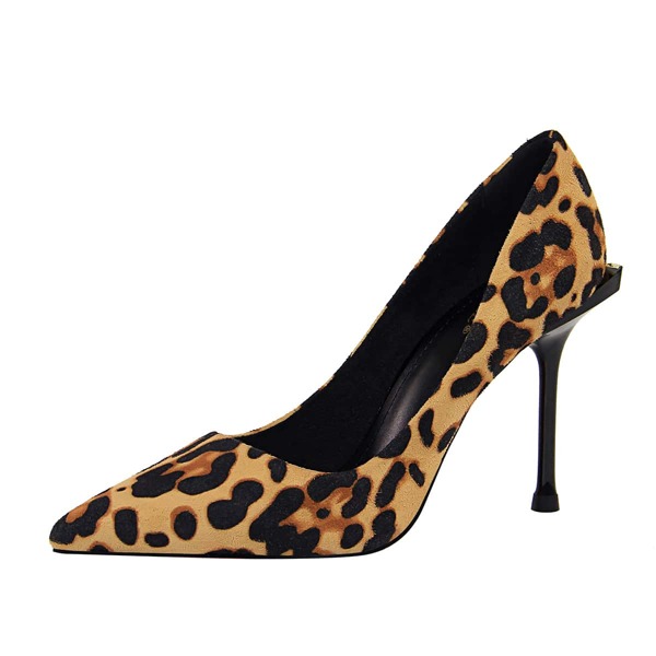 

Leopard Ultra High Heeled Court Pumps, Multicolor