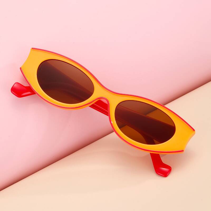 

Acrylic Frame Sunglasses, Orange