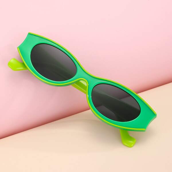 

Acrylic Frame Sunglasses, Green