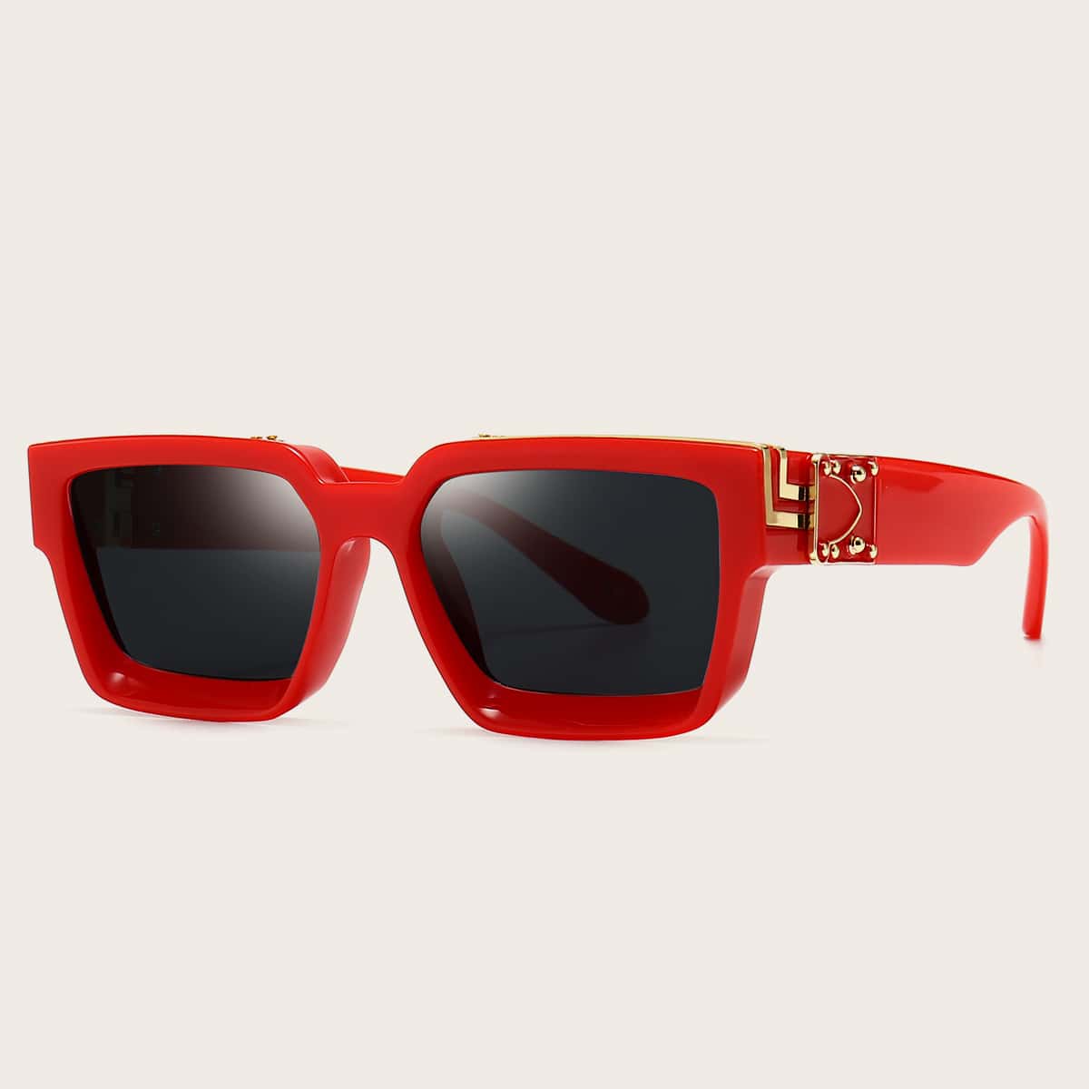 

Acrylic Frame Sunglasses, Red