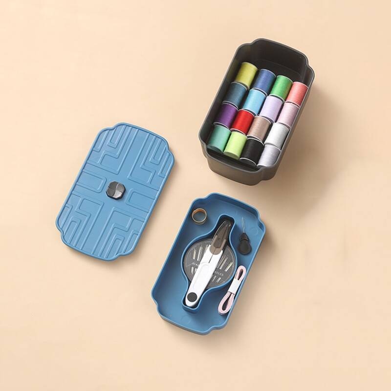 

1pc Portable Sewing Kit, Blue