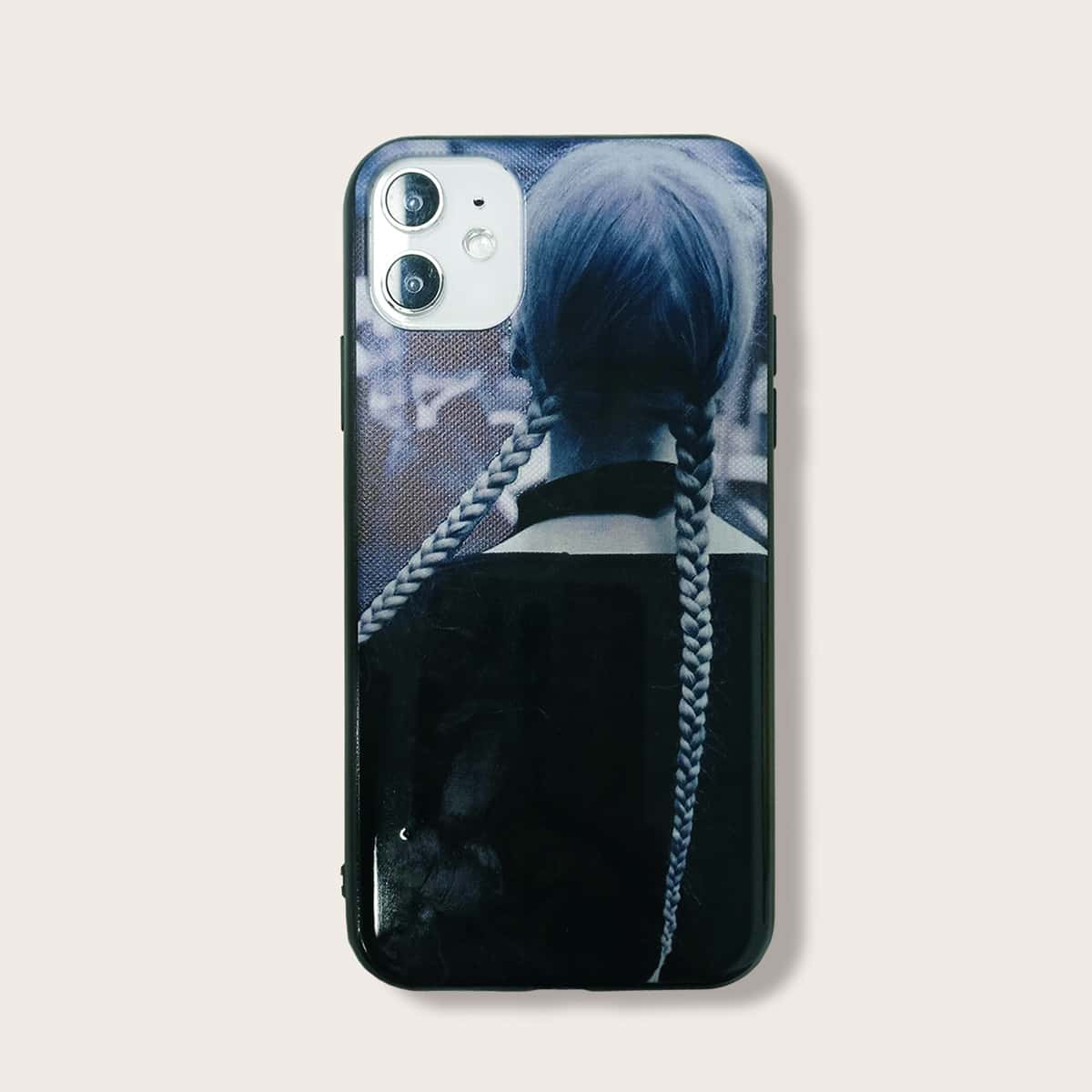 

Figure Graphic iPhone Case, Black
