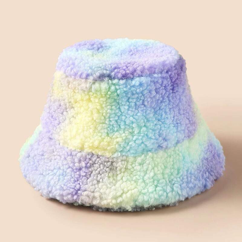 

Tie Dye Lambswool Bucket Hat, Multicolor