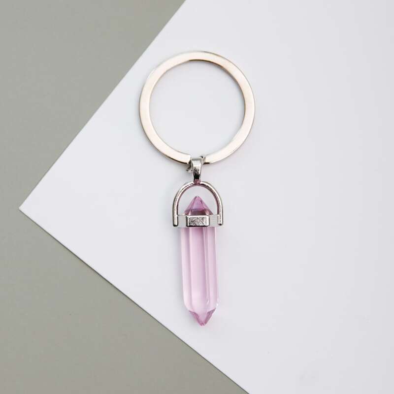 

1pc Minimalist Keychain, Purple