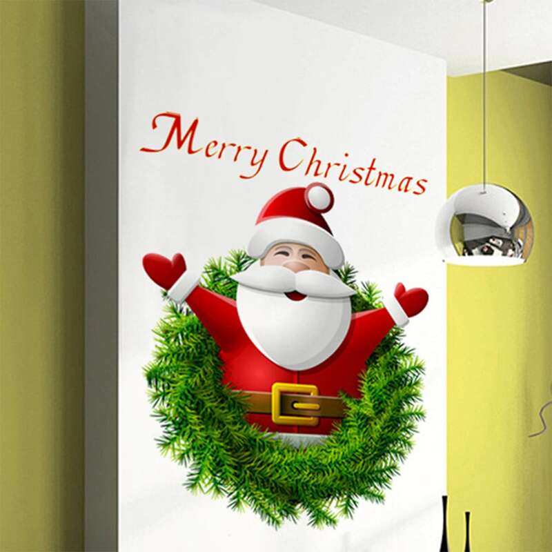 

Santa Claus Print Wall Sticker, Multicolor