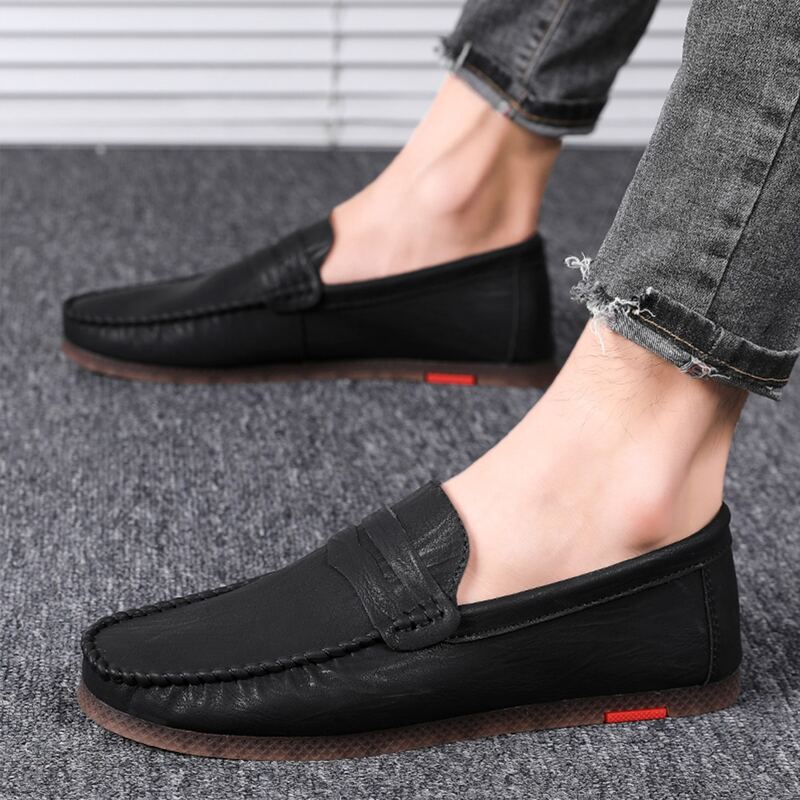 

Guys Wide Fit Loafers, Black