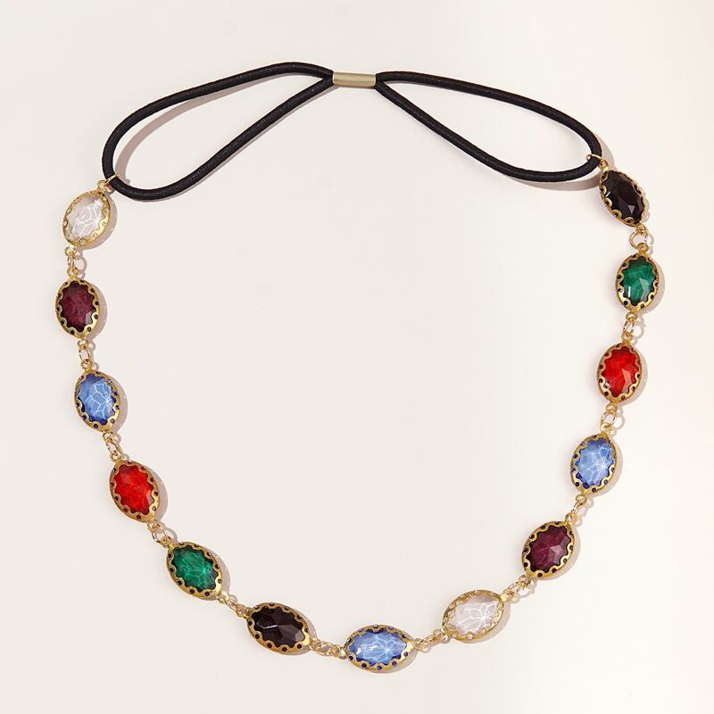 

1pc Colorblock Headband, Multicolor