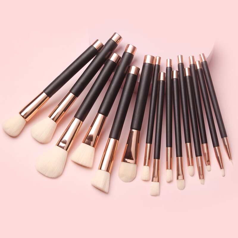 

15pcs Makeup Brush Set, Black