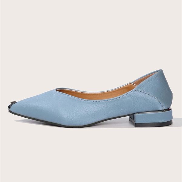 

Point Toe Flats, Blue
