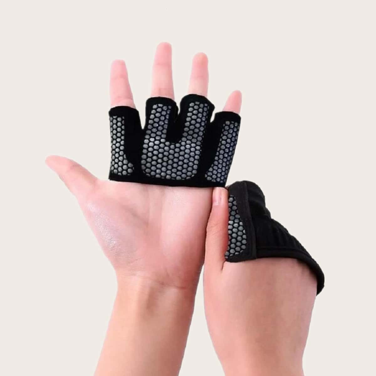 

Half-finger Fitness Weightlifting Gloves, Silver