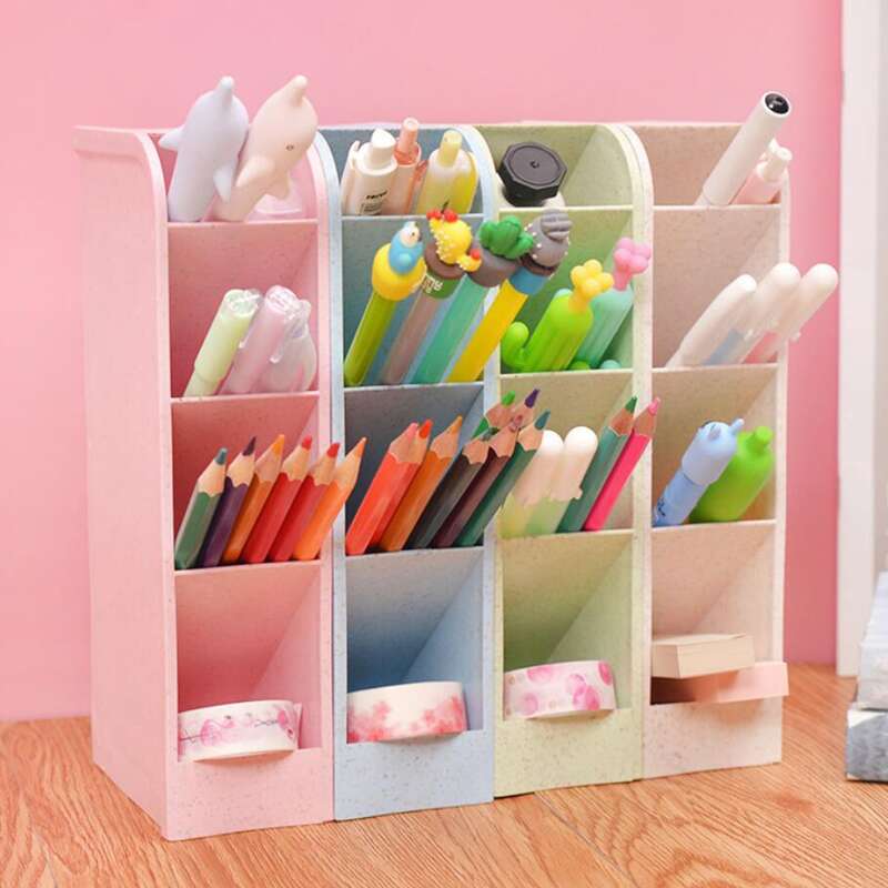 

1pc Random Multi-grid Pen Holder, Multicolor