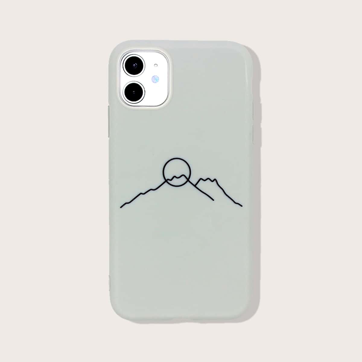 

Sunrise Print iPhone Case, Grey