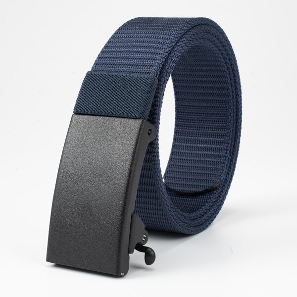 

Men Plain Tape Belt, Navy blue