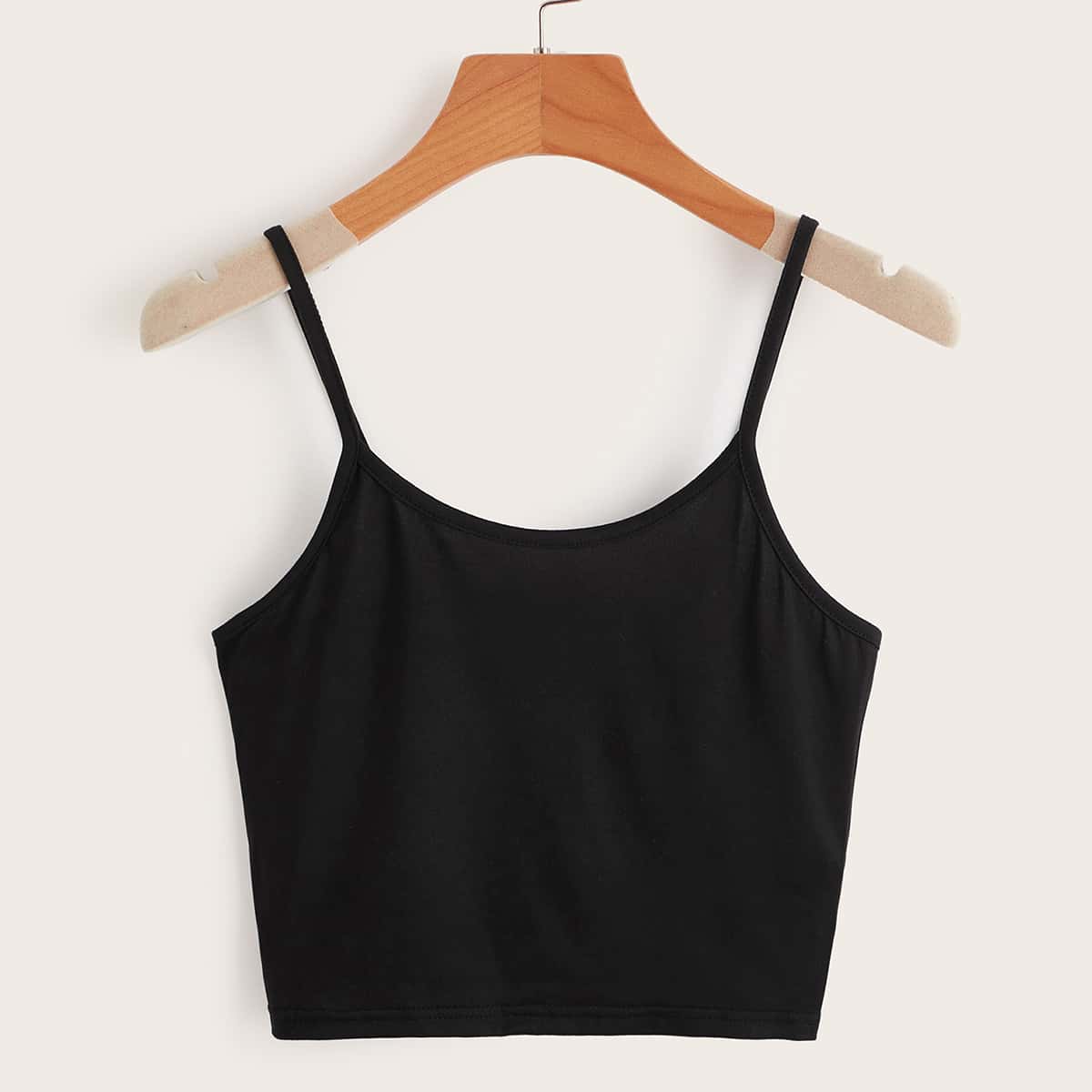 

Solid Crop Cami, Black
