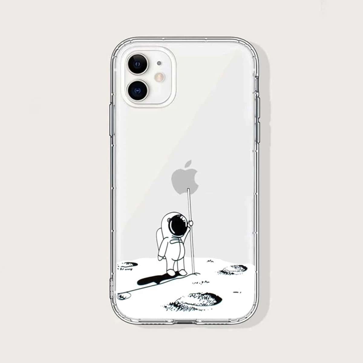 

Dinosaur Print Clear iPhone Case