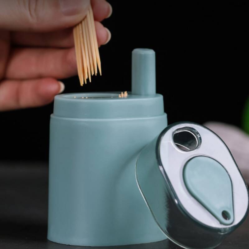 

1pc Quick-Pick Automatic Toothpick Box, Multicolor