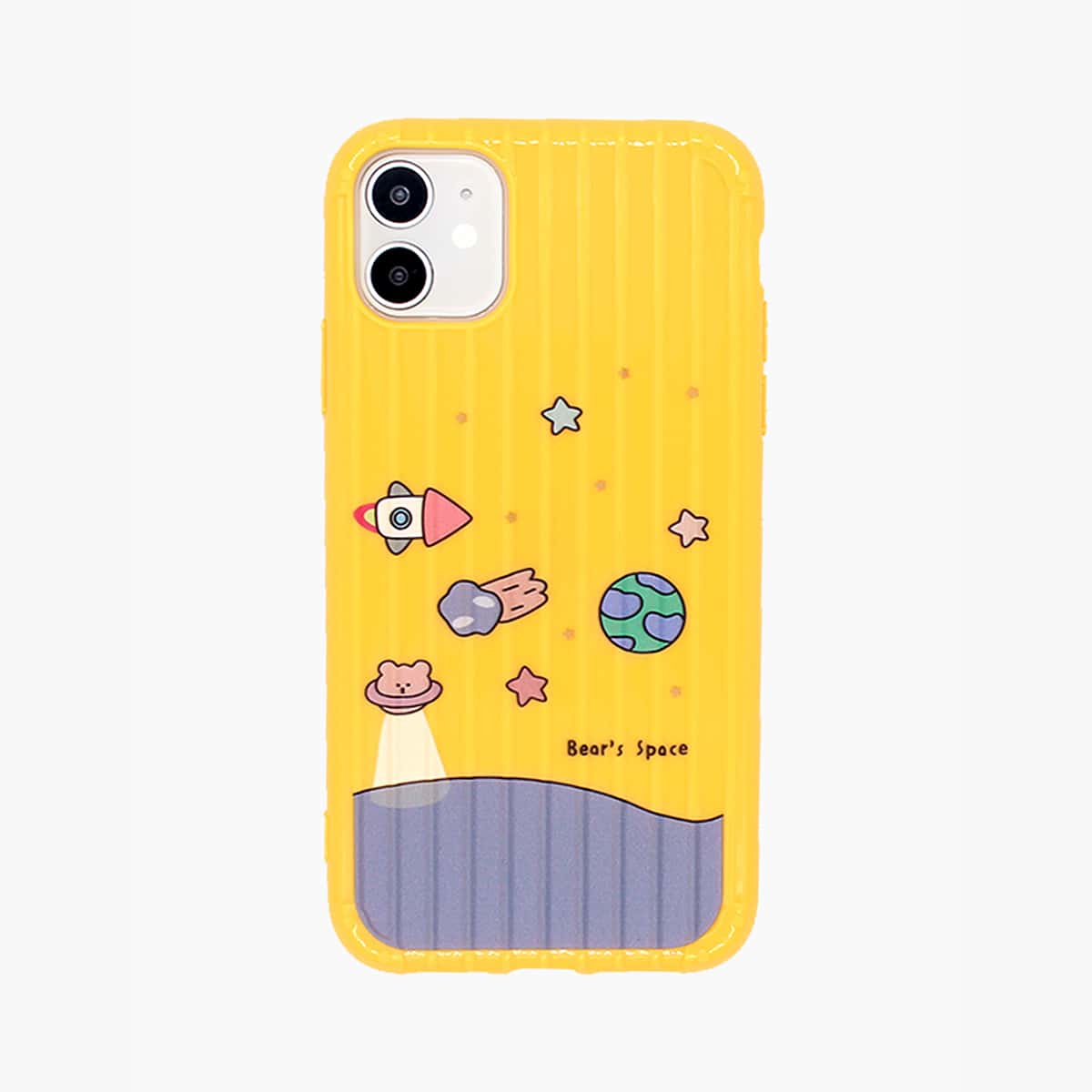 

Cartoon Bear Suitcase iPhone Case, Yellow