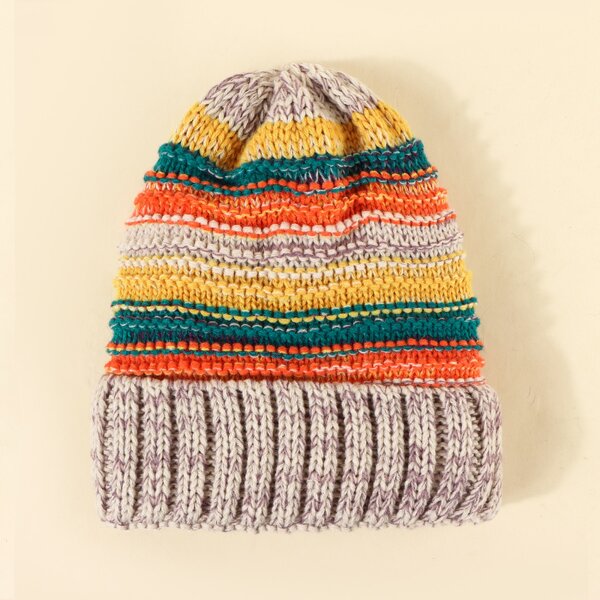 

Men Colorblock Beanie, Multicolor