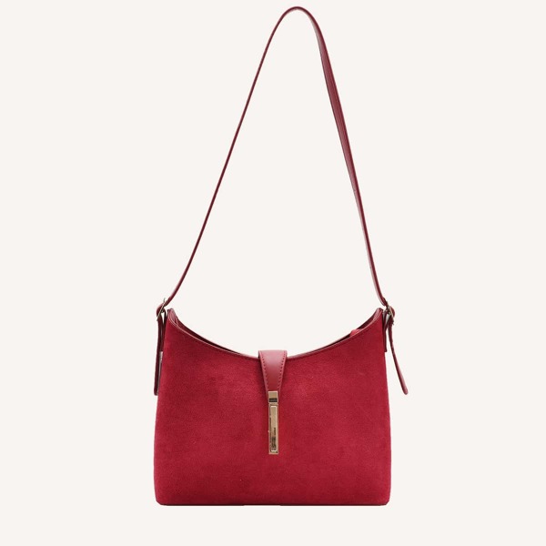 

Minimalist Baguette Bag, Red