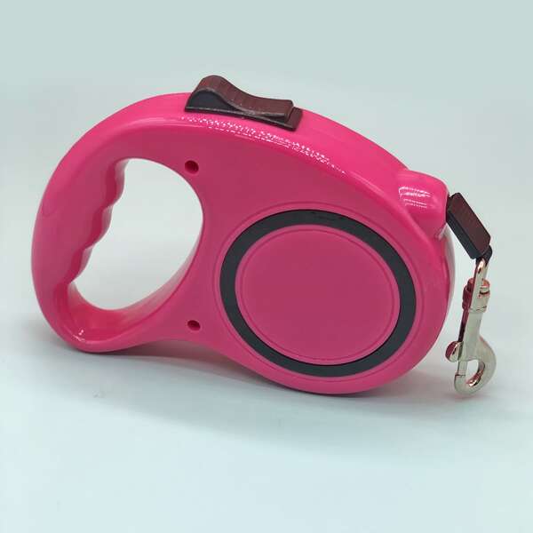 

1pc Retractable Dog Leash, Pink