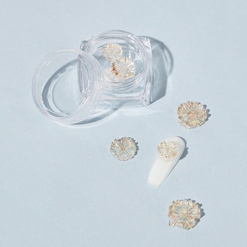 

1box Flower Nail Art Decoration, Multicolor